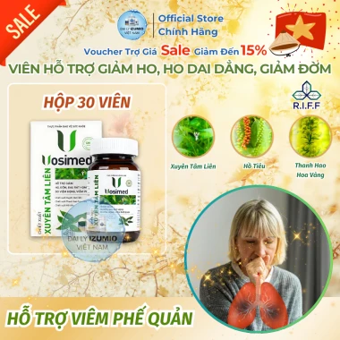 Viên Uống Giảm Ho Đờm, Viêm Họng, Phế Quản Vosimed - Freeship, Giảm Giá 280k 6 Viên Uống Giảm Ho Đờm, Viêm Họng, Phế Quản Vosimed - Freeship, Giảm Giá 280k 6