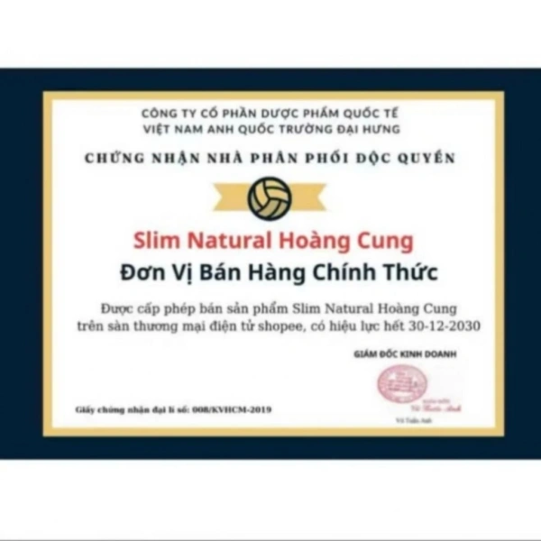 Hình ảnh sản phẩm Viên uống Hoàng Cung Slim Natural 30 viên - Chính hãng, giảm cân tự nhiên an toàn, 139.000đ