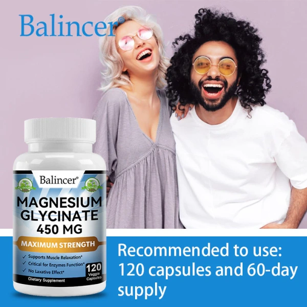 Hình ảnh sản phẩm Viên uống Magnesium Glycinate Balincer – Hỗ trợ cơ bắp, xương khớp, tinh thần, giá chỉ 120,840 VND