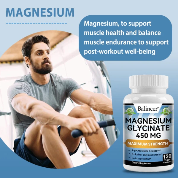 Hình ảnh sản phẩm Viên uống Magnesium Glycinate Balincer – Hỗ trợ cơ bắp, xương khớp, tinh thần, giá chỉ 120,840 VND