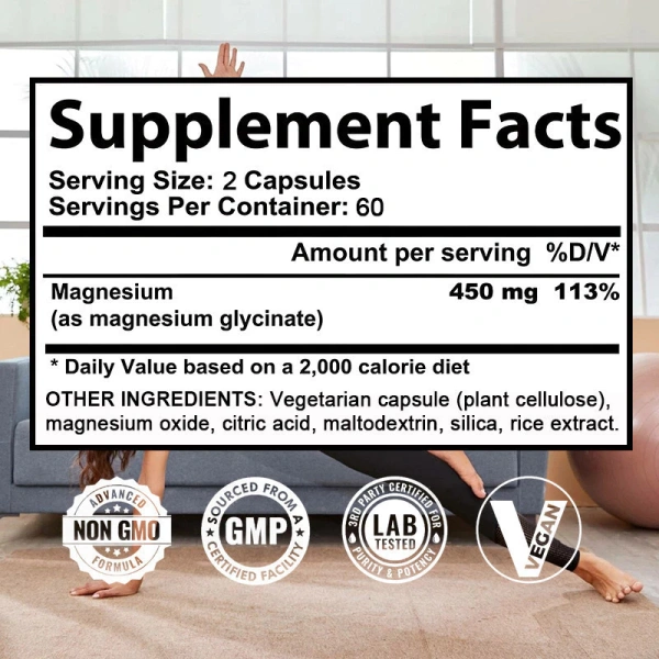 Hình ảnh sản phẩm Viên uống Magnesium Glycinate Balincer – Hỗ trợ cơ bắp, xương khớp, tinh thần, giá chỉ 120,840 VND