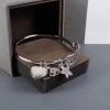 Vivienne Westwood Vòng Tay Trái Tim Tự Nhiên Retro Cao Cấp - Giá Ưu Đãi 218k 2