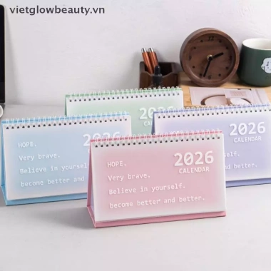 < VLB > Lịch để bàn 2.026 Sách lịch tiếng Anh lớn Danh sách việc cần làm hàng năm Quản lý thời gian kế hoạch hàng ngày hàng tháng.