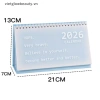< VLB > Lịch để bàn 2.026 Sách lịch tiếng Anh lớn Danh sách việc cần làm hàng năm Quản lý thời gian kế hoạch hàng ngày hàng tháng. 5