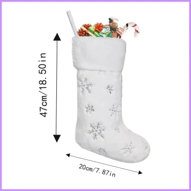 Vớ Giáng Sinh Treo Lò Sưởi - Túi Đựng Kẹo Giáng Sinh Giá 115,5k Thay vì 150,1k! 6