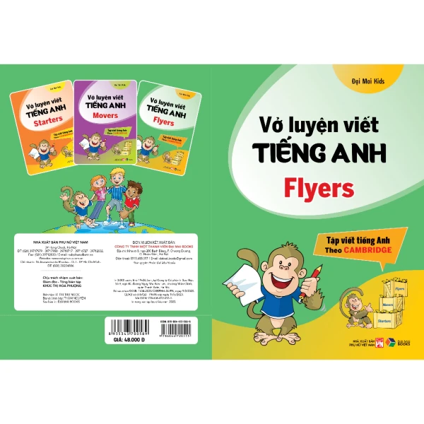 Cách chọn vở luyện viết tiếng Anh Cambridge cho từng cấp độ Starters, Movers, Flyers