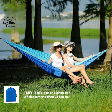 Võng Camping Gấp Gọn Siêu Nhẹ - Dã Ngoại, Cắm Trại, Du Lịch Tiện Lợi - Giá Chỉ 189k! 3