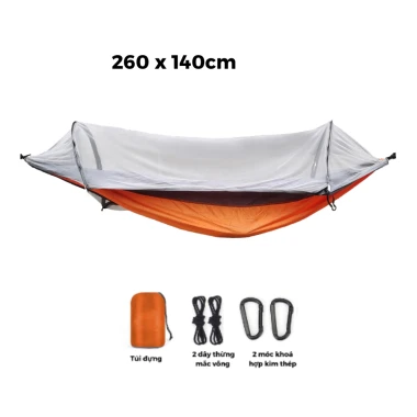 Võng Camping Gấp Gọn Siêu Nhẹ - Dã Ngoại, Cắm Trại, Du Lịch Tiện Lợi - Giá Chỉ 189k! 8