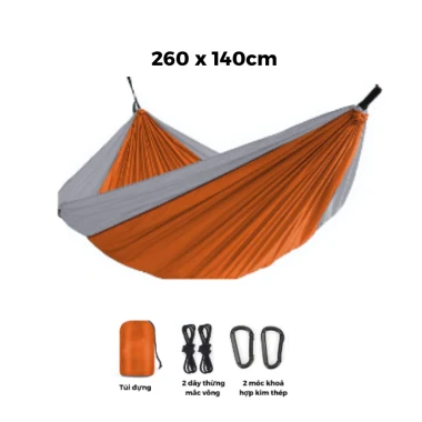 Võng Camping Gấp Gọn Siêu Nhẹ - Dã Ngoại, Cắm Trại, Du Lịch Tiện Lợi - Giá Chỉ 189k! 9