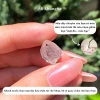 Vòng cổ bạc 950 kết hợp mặt đá Herkimer Diamond tự nhiên phụ kiện thời trang nữ, trang sức phong thuỷ Mi Shungite 14