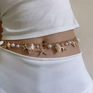 Vòng Đeo Eo Ốc Biển Sao Biển Mùa Hè Trendy - Lắc Eo Phụ Kiện Du Lịch Giá Chỉ 39.000đ 6