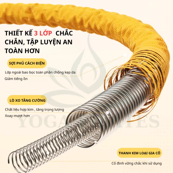 Cách sử dụng vòng lắc eo lò xo bọc vải MACYO để tập luyện giảm vòng eo tại nhà