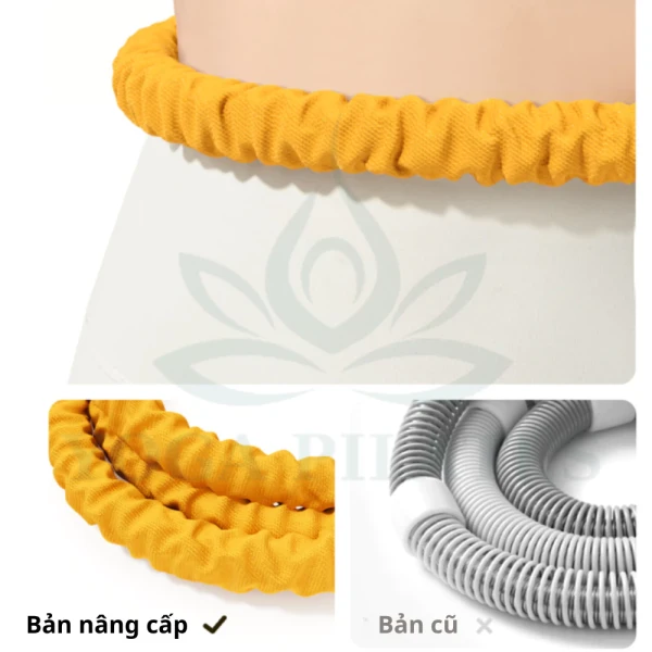 Hình ảnh sản phẩm Vòng Lắc Eo Lò Xo Bọc Vải Mềm MACYO - Giảm Eo Thon Tại Nhà Chỉ 229k
