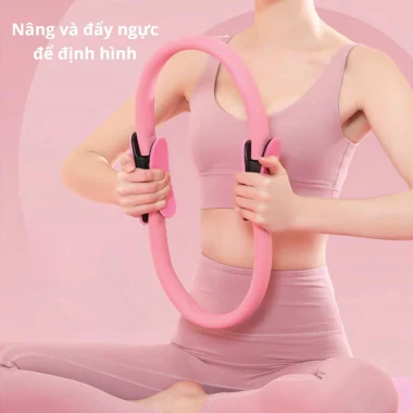 Vòng tròn tập Yoga Pilates kháng lực cao cấp - Mở lưng, nở ngực, giá chỉ 94900đ 4 Vòng tròn tập Yoga Pilates kháng lực cao cấp - Mở lưng, nở ngực, giá chỉ 94900đ 4