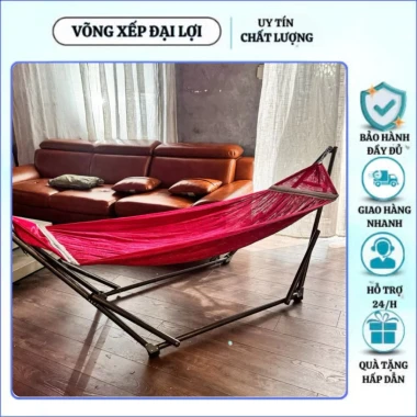 Võng Xếp Sắt Gấp Gọn Cao Cấp - Khung Lưới Sắt Sơn Tĩnh Điện Giá Tốt 245k 2 Võng Xếp Sắt Gấp Gọn Cao Cấp - Khung Lưới Sắt Sơn Tĩnh Điện Giá Tốt 245k 2