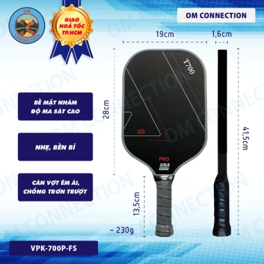 Vợt Pickleball Carbon T700 Pro Siêu Nhẹ Nhám Bám Bóng - Giảm 89k Chỉ Còn 389k OM Connection 4