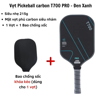 Vợt Pickleball Carbon T700 Siêu Nhẹ Mặt Nhám - Giảm Giá Cực Sốc Chỉ 309k! 19 Vợt Pickleball Carbon T700 Siêu Nhẹ Mặt Nhám - Giảm Giá Cực Sốc Chỉ 309k! 19