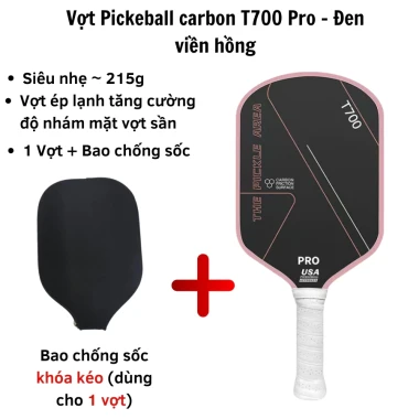 Vợt Pickleball Carbon T700 Siêu Nhẹ Mặt Nhám - Giảm Giá Cực Sốc Chỉ 309k! 28 Vợt Pickleball Carbon T700 Siêu Nhẹ Mặt Nhám - Giảm Giá Cực Sốc Chỉ 309k! 28