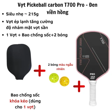 Vợt Pickleball Carbon T700 Siêu Nhẹ Mặt Nhám - Giảm Giá Cực Sốc Chỉ 309k! 29 Vợt Pickleball Carbon T700 Siêu Nhẹ Mặt Nhám - Giảm Giá Cực Sốc Chỉ 309k! 29
