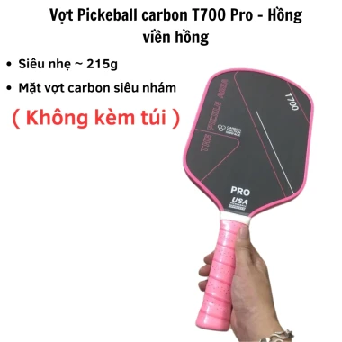 Vợt Pickleball Carbon T700 Siêu Nhẹ Mặt Nhám - Giảm Giá Cực Sốc Chỉ 309k! 30 Vợt Pickleball Carbon T700 Siêu Nhẹ Mặt Nhám - Giảm Giá Cực Sốc Chỉ 309k! 30