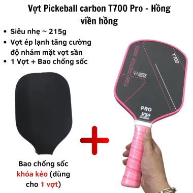 Vợt Pickleball Carbon T700 Siêu Nhẹ Mặt Nhám - Giảm Giá Cực Sốc Chỉ 309k! 31 Vợt Pickleball Carbon T700 Siêu Nhẹ Mặt Nhám - Giảm Giá Cực Sốc Chỉ 309k! 31