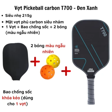Vợt Pickleball Carbon T700 Siêu Nhẹ Mặt Nhám - Giảm Giá Cực Sốc Chỉ 309k! 35 Vợt Pickleball Carbon T700 Siêu Nhẹ Mặt Nhám - Giảm Giá Cực Sốc Chỉ 309k! 35