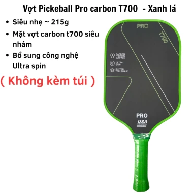 Vợt Pickleball Carbon T700 Siêu Nhẹ Mặt Nhám - Giảm Giá Cực Sốc Chỉ 309k! 44 Vợt Pickleball Carbon T700 Siêu Nhẹ Mặt Nhám - Giảm Giá Cực Sốc Chỉ 309k! 44