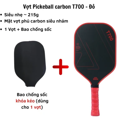 Vợt Pickleball Carbon T700 Siêu Nhẹ Mặt Nhám - Giảm Giá Cực Sốc Chỉ 309k! 46 Vợt Pickleball Carbon T700 Siêu Nhẹ Mặt Nhám - Giảm Giá Cực Sốc Chỉ 309k! 46
