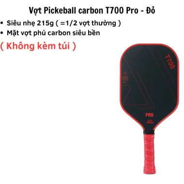 Vợt Pickleball Carbon T700 Siêu Nhẹ Mặt Nhám - Giảm Giá Cực Sốc Chỉ 309k! 47 Vợt Pickleball Carbon T700 Siêu Nhẹ Mặt Nhám - Giảm Giá Cực Sốc Chỉ 309k! 47