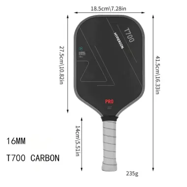 Vợt Pickleball T700 Pro Max Cao Cấp - Giảm 67980đ, Chỉ 309000đ, Công Thủ Toàn Diện 3