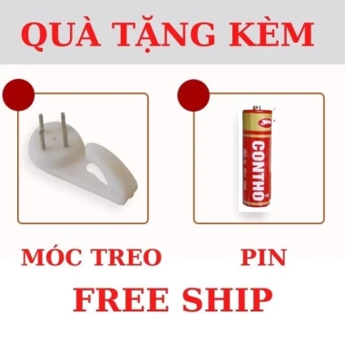 [VOUCHER 10K] Đồng hồ treo tường tròn, kim trôi CÓ MẶT KÍNH, đồng hồ treo tường Decor Tặng Pin, Móc đinh 3