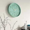 [VOUCHER 10K] Đồng hồ treo tường tròn, kim trôi CÓ MẶT KÍNH, đồng hồ treo tường Decor Tặng Pin, Móc đinh 4