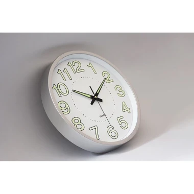 [VOUCHER 10K] Đồng hồ treo tường tròn, kim trôi CÓ MẶT KÍNH, đồng hồ treo tường Decor Tặng Pin, Móc đinh 27