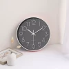 [VOUCHER 10K] Đồng hồ treo tường tròn, kim trôi CÓ MẶT KÍNH, đồng hồ treo tường Decor Tặng Pin, Móc đinh 42