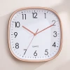 [VOUCHER 10K] Đồng hồ treo tường tròn, kim trôi CÓ MẶT KÍNH, đồng hồ treo tường Decor Tặng Pin, Móc đinh 48