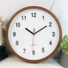 [VOUCHER 10K] Đồng hồ treo tường tròn, kim trôi CÓ MẶT KÍNH, đồng hồ treo tường Decor Tặng Pin, Móc đinh 54