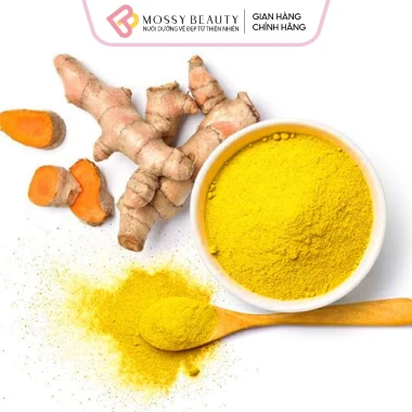 [VOUCHER 11.11] Bột Mặt Nạ Tinh Bột Nghệ Nguyên Chất Hữu Cơ, Giúp Dưỡng Trắng Da, Mờ Thâm - MOSSY BEAUTY 5