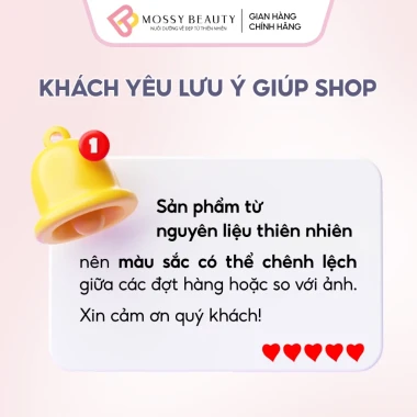 [VOUCHER 11.11] Bột Mặt Nạ Tinh Bột Nghệ Nguyên Chất Hữu Cơ, Giúp Dưỡng Trắng Da, Mờ Thâm - MOSSY BEAUTY 10