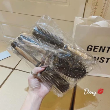 VOUCHER KHÁCH MỚI - Set 3 Lược Chống Rối Tóc Cao Cấp (gỡ rối + chải khô nhanh + bảo vệ tóc) 4