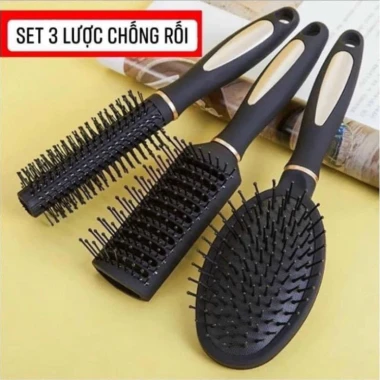 VOUCHER KHÁCH MỚI - Set 3 Lược Chống Rối Tóc Cao Cấp (gỡ rối + chải khô nhanh + bảo vệ tóc) 8