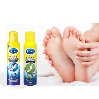 Xịt Khử Mùi Hôi Chân & Giày Scholl Đức - Diệt Mùi, Ngăn Chống Hôi Chân, Giá Tốt 125k 2 Xịt Khử Mùi Hôi Chân & Giày Scholl Đức - Diệt Mùi, Ngăn Chống Hôi Chân, Giá Tốt 125k 2