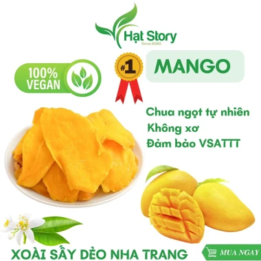 Xoài Sấy Dẻo Nha Trang Ngọt Thanh 500Gr - Giảm 18% Chỉ 89.000đ 4 Xoài Sấy Dẻo Nha Trang Ngọt Thanh 500Gr - Giảm 18% Chỉ 89.000đ 4