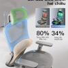 Xpanse LS918 Ghế công thái học văn phòng, đệm chân, chân thép nâng cấp, giảm còn 2.86tr 5