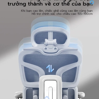 Xpanse T9 ghế công thái học ghế gaming đệm lưng kép 4 lò xo, lưới du pont ghế xoay văn phòng ghế làm việc