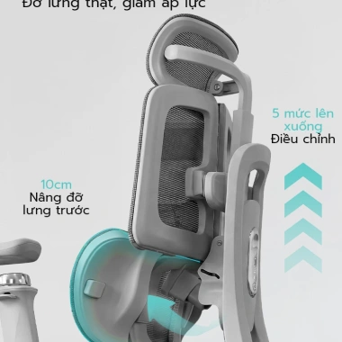 Xpanse X360 – Ghế công thái học, tựa lưng linh hoạt, đệm êm, 300kg, giá 4,8 triệu