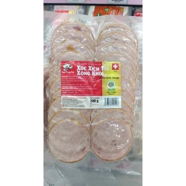 Xúc xích tỏi cắt lát 200g giá chỉ 80k - Giảm giá sốc - Giao hàng miền Bắc nhanh 2 Xúc xích tỏi cắt lát 200g giá chỉ 80k - Giảm giá sốc - Giao hàng miền Bắc nhanh 2