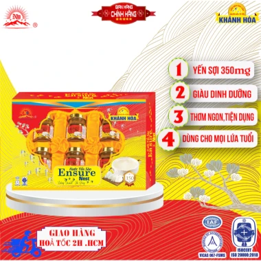 Yến Sào Khánh Hoà Không Đường Giảm Cân Ensure Nest 350mg Tặng - Mua 6 Hủ Chỉ 360k 2 Yến Sào Khánh Hoà Không Đường Giảm Cân Ensure Nest 350mg Tặng - Mua 6 Hủ Chỉ 360k 2