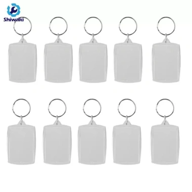 10 lô Kim Loại Acrylic Trong Suốt - Vòng Chìa Khóa, Khung Ảnh Quà Tặng 55k 10