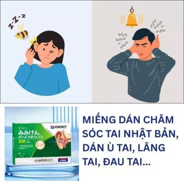 Hướng dẫn sử dụng Dán Thảo Mộc Nhật Bản cho việc chăm sóc tai tại nhà