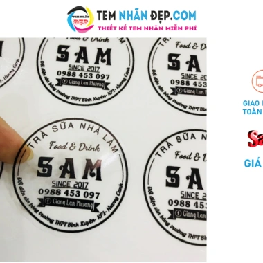 1000 Tem nhãn, Thiết kế theo yêu cầu 6